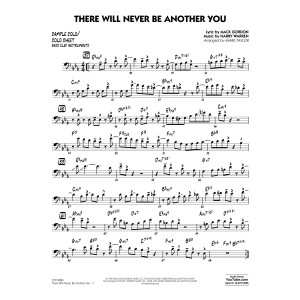 There Will Never Be Another You - Sample Solo/Solo Sheet Bass Cl